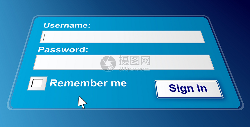 安全登录页面验证插图展示蓝色成员网站隐私浏览器日志行政人员图片