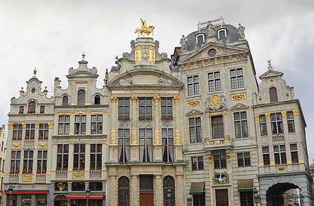 布鲁塞尔大建筑 比利时 金雕塑(Belgium)图片
