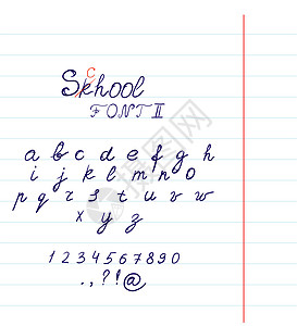 手绘矢量形式的字体收藏英语书法标题一堂课插图刷子涂鸦字母食谱图片