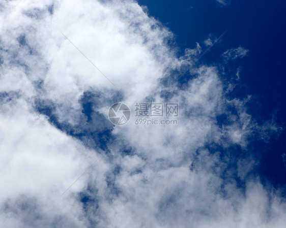 蓝蓝天空蓝色场景天际风景天堂活力气象臭氧环境阳光图片