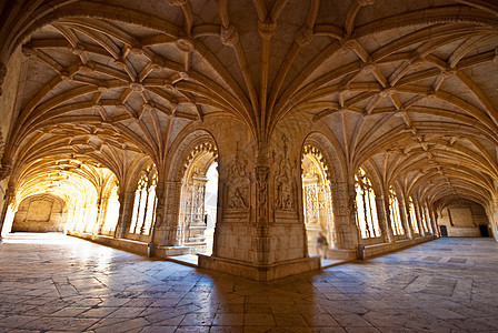 热罗尼姆斯修道院遗产假期世界石榴石柱子回廊旅行手工指令建筑图片