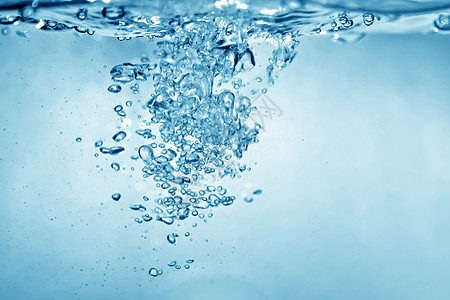 水泡沫背景海浪涟漪溪流温泉水滴流动框架气泡飞溅环境图片