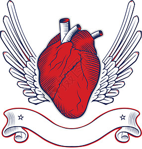 心翼心脏徽章图片