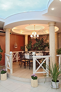 餐厅美食建筑学酒吧餐具食堂花朵灯光天花板房间柱子图片