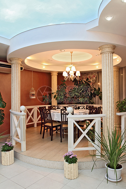 餐厅美食建筑学酒吧餐具食堂花朵灯光天花板房间柱子图片