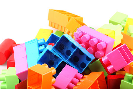 砖块大楼立方体玩具形状孩子们孩子建筑物儿童木头塑料房子图片
