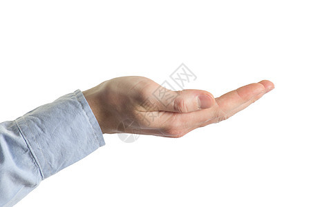 手掌手势概念社会帮助手指白色男人身体男性拇指图片