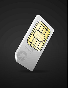 Sim 卡卡系统全球移动电话金子芯片网络金属机动性通信图片