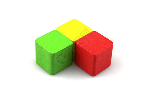 木制构件绿色童年学习游戏孩子红色喜悦黄色玩具创造力图片