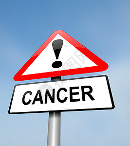 癌症警报医疗药品症状红色测试插图白色路标治疗疾病图片