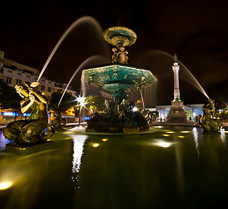 罗斯约城市溪流青铜艺术建筑学热情雕像正方形景观植物图片