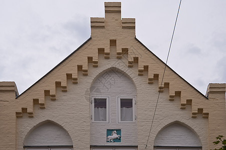 弗里德里施塔特墙壁街道房屋小城城市房子山墙建筑物窗户建筑图片