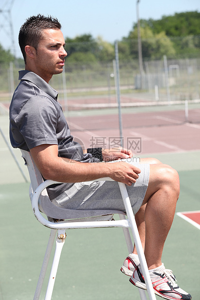 网球裁判员图片