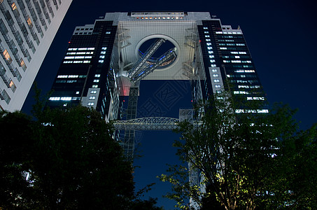 日本大阪Umeda Sky大楼办公楼天空摩天大楼建筑吸引力城市游客天文图片