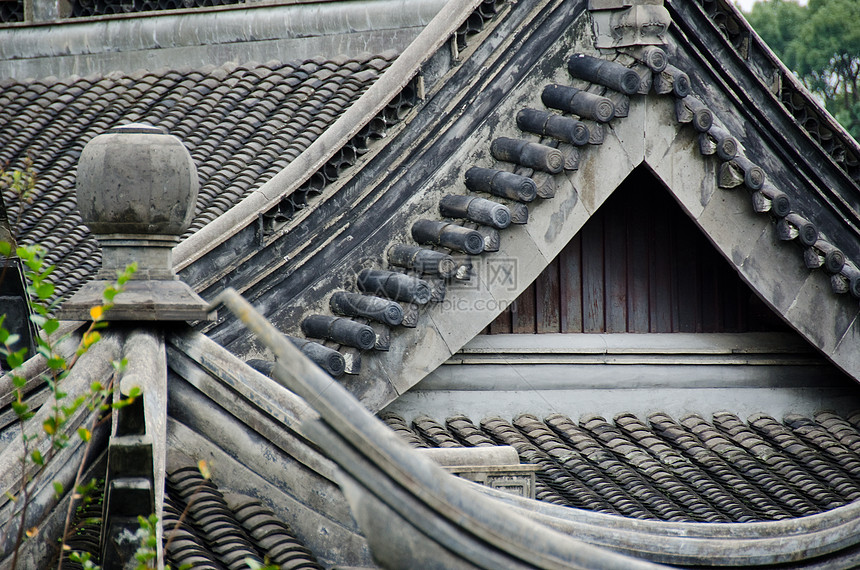 日本日日式屋顶建筑传统精神灰色情调建筑学文化异国房子寺庙图片