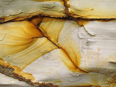 沙石纹理岩石材料风化黄色图层白色石板侵蚀悬崖褐色图片