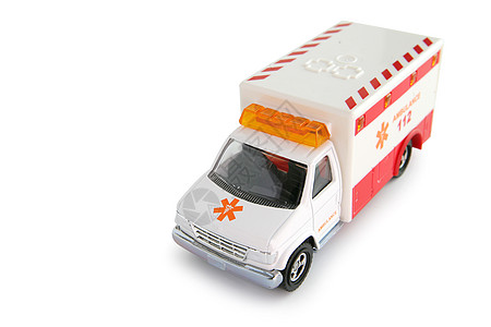 玩具救护车孩子金属药品红色医院压铸童年危险保险帮助图片