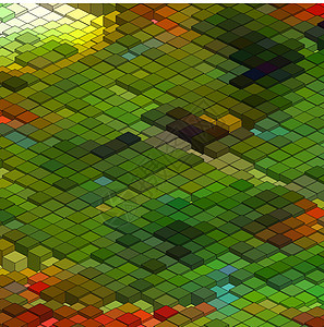 摘要 3 三色混杂背景 EPS 8创造力海报黑色马赛克艺术品几何学立方体网格矩阵网络图片