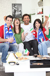庆祝意大利足球球迷图片
