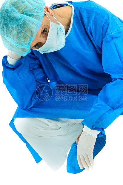 有关女性外科医生职业手套工作服工作外套手术压力乳胶大衣成年人图片