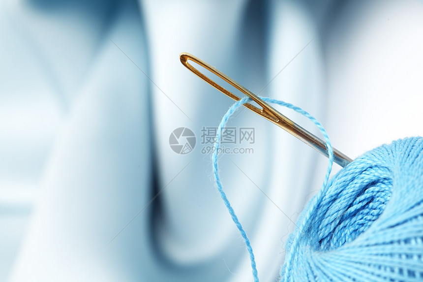 线工艺纺织品投标手工业细绳布料白色织物海浪针线活图片