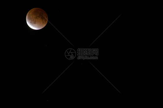 月蚀时的月亮宇宙科学地球黑色母马轨道月球圆形本影橙子图片