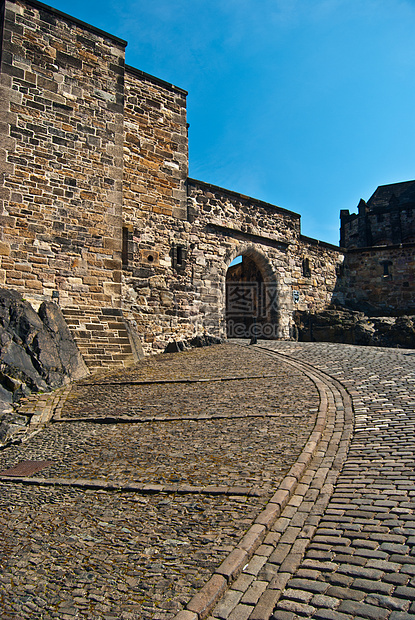 爱丁堡城堡地标建筑晴天建筑学纪念碑房屋图片
