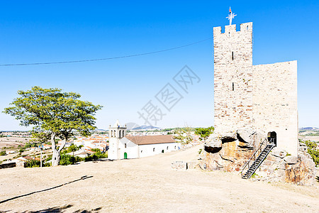 葡萄牙岛Mogadouro城堡教会建筑学位置外观景点旅行建筑历史性历史世界图片