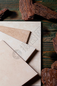 陶瓷瓷砖日志四物叶子制品文化桌子釉面砖棕色图片