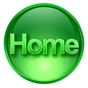 母图标绿色 在白色背景中孤立宏观键盘笔记本钥匙监视器控制电脑玻璃互联网圆形图片
