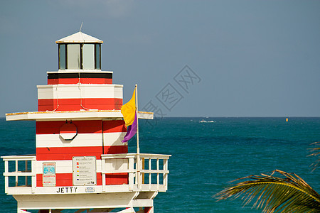 迈阿密的标志和符号艺术海洋场地城市蓝色建筑物酒店旅行交通基础设施图片