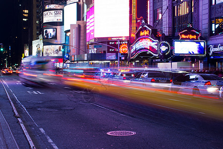 纽约市夜间灯光图片