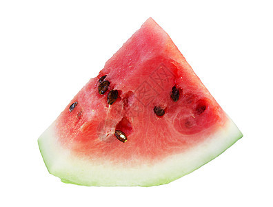 西瓜块食物切割绿色甜点红色水果白色图片