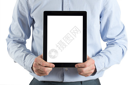 电脑平板电脑通讯器人士商务监视器技术软垫笔记本药片互联网白色图片