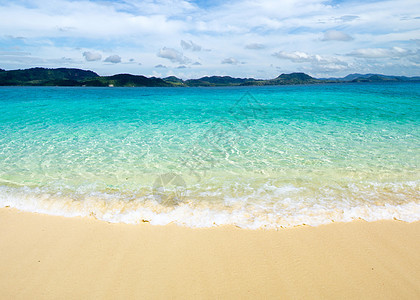 热带海洋海岸天堂太阳晴天蓝色冲浪放松海景天空旅行图片