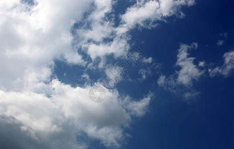 蓝天空背景天气蓝色阳光云景臭氧气象场景柔软度气候环境图片