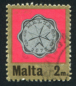 马耳他十字圆圈硬币邮票邮资勋章交换信封明信片海豹邮件图片
