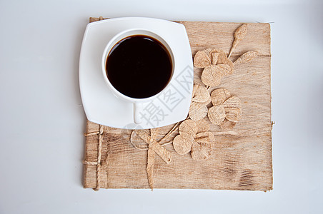 黑咖啡和纸空白棕色水平摄影咖啡笔记本杯子图片
