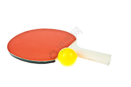 白背景上孤立的网球打网球和球橡皮闲暇桌子锦标赛活动游戏法庭乒乓分数乒乓球图片
