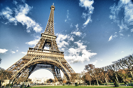 巴黎埃菲尔铁塔的颜色旅游场地城市历史性旅行阳光建筑文化吸引力首都图片