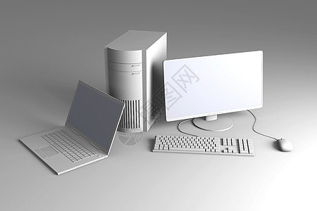 笔记本电脑和台式机展示屏幕老鼠驾驶工作站宽屏电缆桌面监视器纯平图片