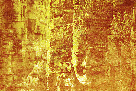 贝顿的面孔旅行雕像宗教地标历史遗产寺庙岩石佛教徒雕刻图片