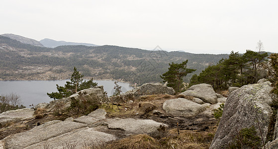 诺威的锡石海岸岩石村庄风景海岸乡村农村海岸线爬坡水平海洋图片