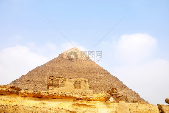 埃及金字塔历史游客废墟蓝色沙漠旅行地标三角形考古学纪念碑图片