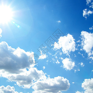 天空生长白色墙纸青色乌云多云气候天堂天气图片