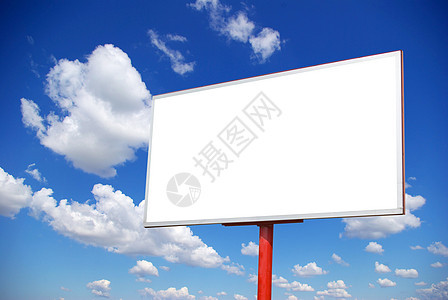 广告牌营销公司公告空白旗帜白色宣传展示帆布账单图片