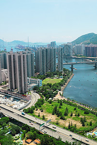 香港现代城市顶峰办公室景观摩天大楼风景天空建筑学海洋地标旅行图片