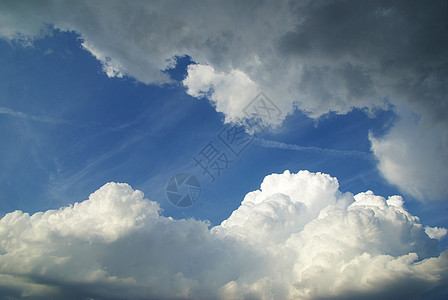 云生长青色墙纸乌云白色天空天气气候多云天堂图片
