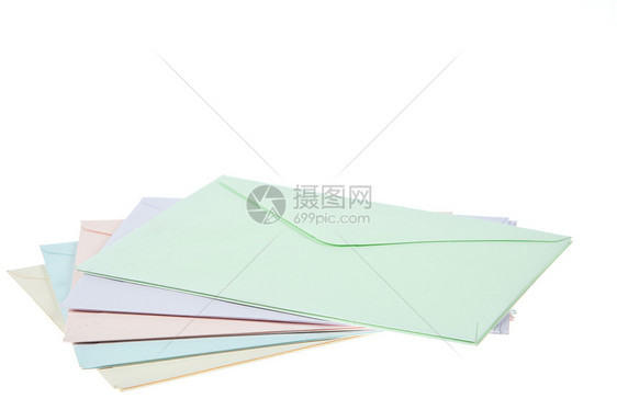 彩色信封蜗牛礼物黄色邀请函白色团体邮件写作绿色螺旋图片