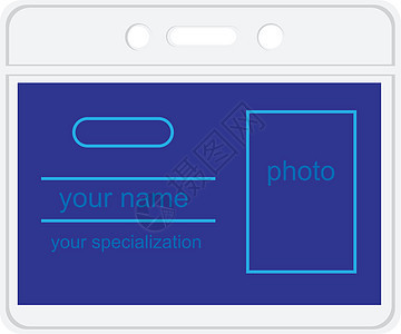 身份证卡塑料笔记空白公司办公室卡片安全插图身份商业背景图片
